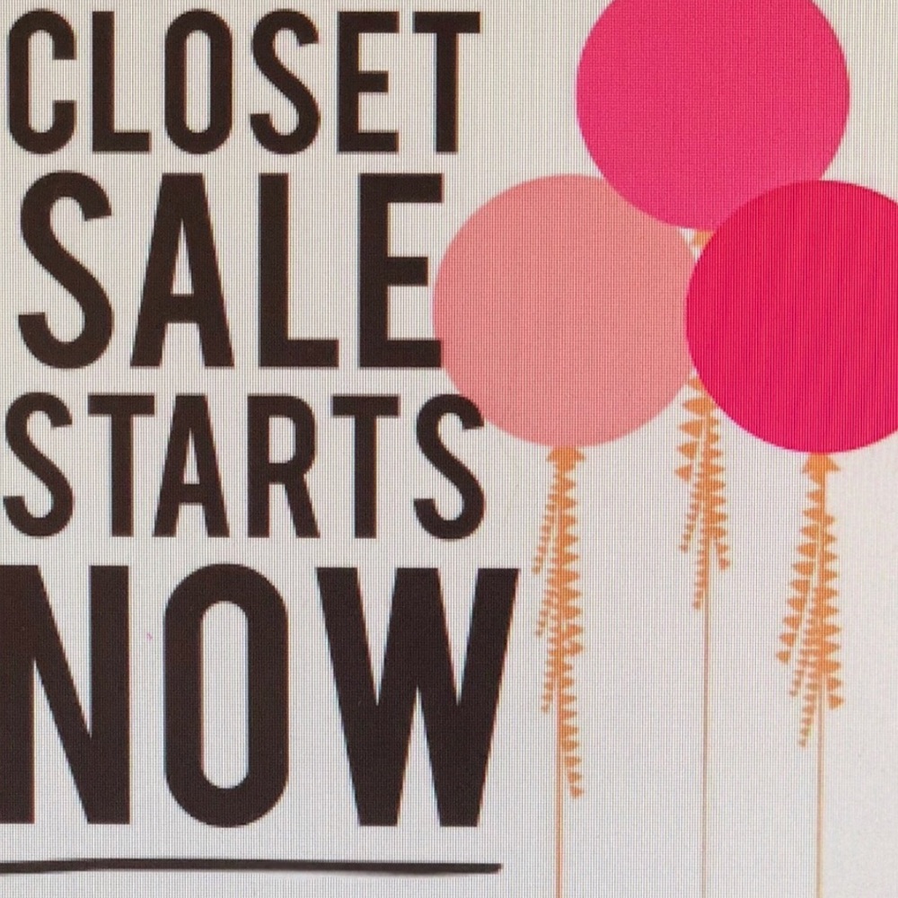CLOSET SALE!!!